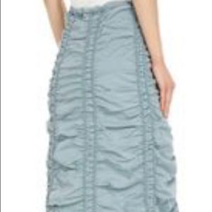 XCVI long blue maxi skirt